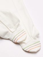 Little Me Unisex Baby 2 Piece Footie and Cap Set - Image 3